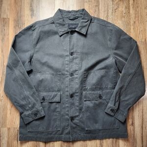Banana Republic Factory Charcoal Shirt Jacket